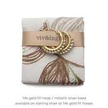 Load image into Gallery viewer, .75" Signature Wrap Hoop - Custom Stone
