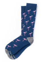 Load image into Gallery viewer, Flocking Fabulous Flamingo Socks by Alynn
