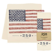 Load image into Gallery viewer, American Flag Anniversary Tea Towel

