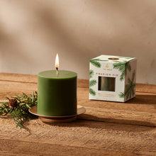 Load image into Gallery viewer, Frasier Fir Pillar Candle, Small
