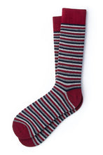 Load image into Gallery viewer, Alexander Multi-color Stripe Sock by Alynn
