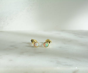 Opal Stud Earrings