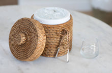 Load image into Gallery viewer, Artifacts Rattan Ice Bucket with Tongs
