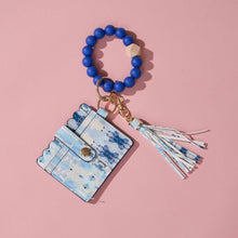 Load image into Gallery viewer, Ocean Breeze Keychain Wristlet Wallet
