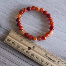 Load image into Gallery viewer, Carnelian Bracelet 4mm/6mm/8mm - Crystals &amp; Stones
