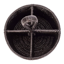 Load image into Gallery viewer, Artifacts Rattan 4 Section Caddy/Cutlery Holder
