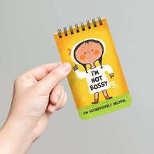 Load image into Gallery viewer, I’m Not Bossy. I’m Aggressively Helpful - 3x5 Memo Notepad
