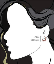 Load image into Gallery viewer, .75" Skinny Wrap Hoops
