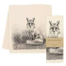 Load image into Gallery viewer, American Woodlands Collective Fox Tea Towel
