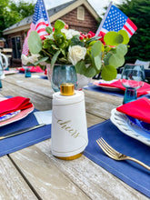 Load image into Gallery viewer, Golden Salute Cheers Luxury Disposable Cocktail Napkins
