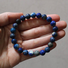 Load image into Gallery viewer, Lapis Lazuli Bracelet 4mm/6mm/8mm - Crystals &amp; Stones
