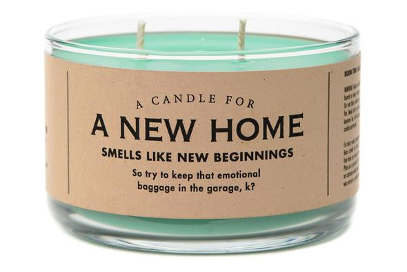 A New Home Candle by Whiskey River Soaps